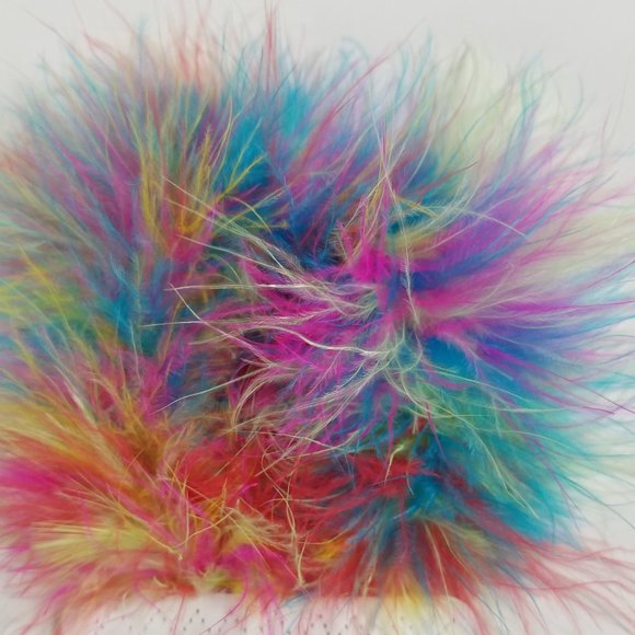 New - Genuine Marabou Feather Pocket Square Insert - Picture 5 of 6